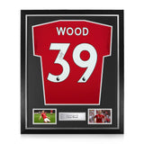 Chris Wood Signed Framed Home 2022/23 Shirt