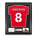 Elliot Anderson Signed Framed Display w/ Nottingham Forest 2025/26 Home Shirt