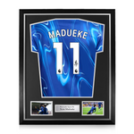 Noni Madueke Signed Framed Chelsea 2024/25 Home Shirt