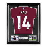 Pau Torres Signed Framed 2026/27 Home Shirt