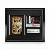 Michael Morales Signed UFC Gold Glove w/ "Future Champ" Inscription