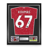 Lewis Koumas Signed Framed 2026/27 Home Shirt