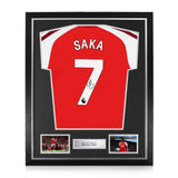 Bukayo Saka Signed Framed 2026/27 Home Shirt