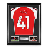 Declan Rice Signed Framed 2026/27 Home Shirt