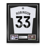 Antonee Robinson Signed Framed Fulham 2025/26 Home Shirt