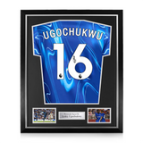 Lesley Ugochukwu Signed Framed Chelsea 2024/25 Home Shirt