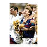 Didier Deschamps Signed 12x8 Photo