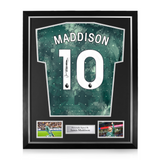 James Maddison Signed Framed Tottenham Hotspur 2024/25 Third Shirt