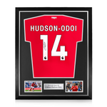 Callum Hudson-Odoi Signed Framed Nottingham Forest 2024/25 Home Shirt