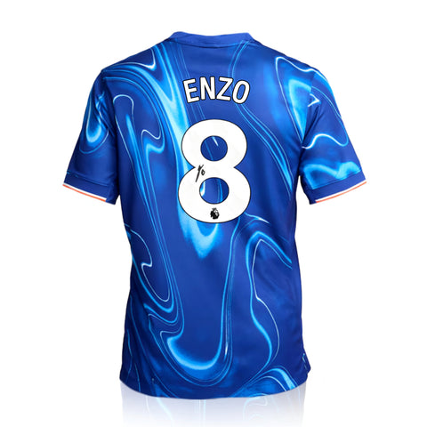 Enzo Fernandez Signed Chelsea 2024/25 Home Shirt