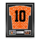 Ruud Gullit Signed Framed 1988 Home Shirt