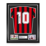 Ruud Gullit Signed Framed 1988 Home Shirt