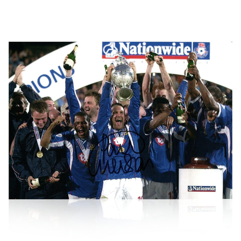 Paul Merson Signed A4 Photo