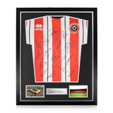 Sheffield United F.C. Squad Signed Framed 2024/25 Home Shirt