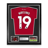 Bryan Mbeumo Signed Framed 2025/26 Home Shirt