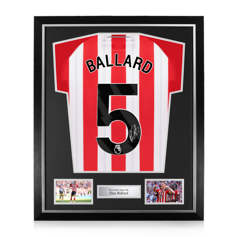 Dan Ballard Signed Framed Sunderland A.F.C. 2025/26 Home Shirt