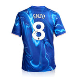 Enzo Fernandez Signed Chelsea 2024/25 Home Shirt