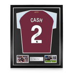 Matty Cash Signed Framed Aston Villa 2025/26 Home Shirt