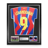 Robert Lewandowski Signed Framed Home 2025/26 Shirt w/ BAS Beckett Authentication