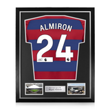 Miguel Almiron Signed Framed Newcastle United 2024/25 Away Shirt