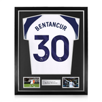 Rodrigo Bentancur Signed Framed Tottenham Hotspur 2025/26 Home Shirt
