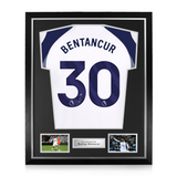 Rodrigo Bentancur Signed Framed Tottenham Hotspur 2025/26 Home Shirt