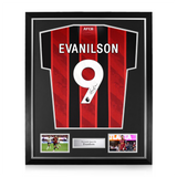 Evanilson Signed Framed AFC Bournemouth 2025/26 Home Shirt