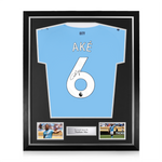 Nathan Aké Signed Framed Manchester City 2025/26 Home Shirt