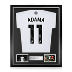 Adama Traore Signed Framed Fulham 2025/26 Home Shirt