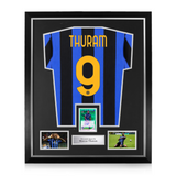 Marcus Thuram Signed Framed Trading Card Display Home 2026/27 Shirt