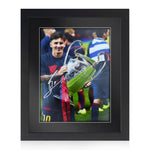 Lionel Messi Signed Framed 18x12 Photo