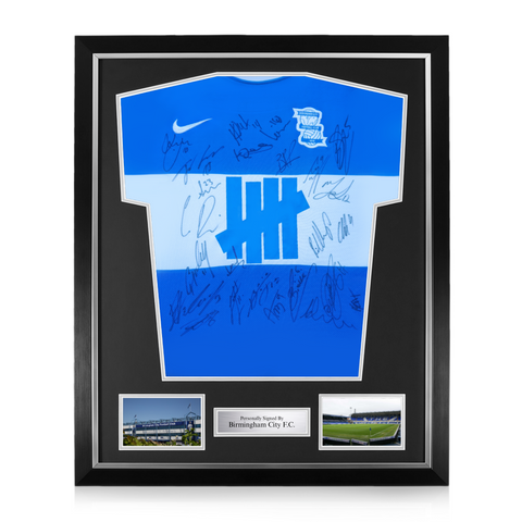 Birmingham City F.C. Squad Signed Framed 2024/25 Home Shirt