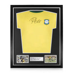 Pele Signed Brazil Shirt