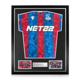 Crystal Palace F.C. Squad Signed Framed 2024/25 Home Shirt