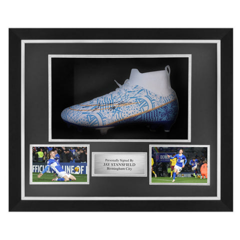 Jay Stansfield Signed Framed Nike Football Boot