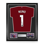 Nuno Espírito Santo Signed Framed West Ham United 2025/26 Home Shirt