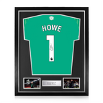 Eddie Howe Signed Framed Newcastle United 2025/26 Away Shirt