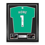Eddie Howe Signed Framed Newcastle United 2025/26 Away Shirt