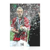 Alan Smith Signed A4 Photo