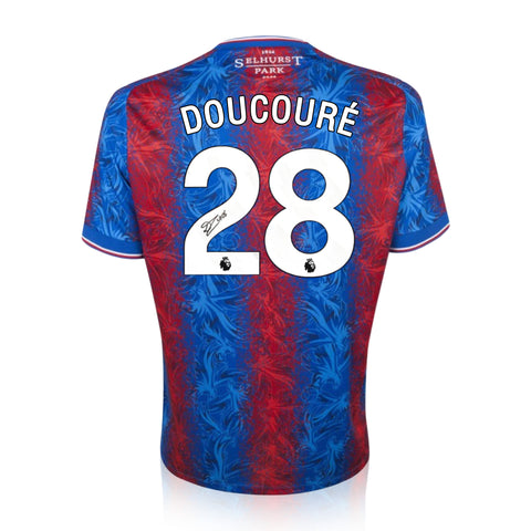 Cheick Doucouré Signed Crystal Palace 2024/25 Home Shirt