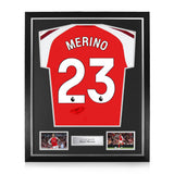 Mikel Merino Signed Framed 2026/27 Home Shirt