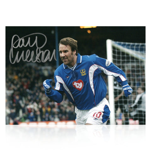Paul Merson Signed A4 Photo