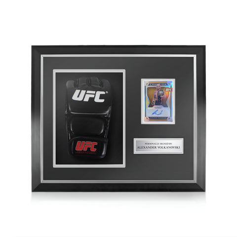 Alexander Volkanovski Signed Framed Display w/ UFC Glove
