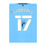 Viktor Gyökeres Signed A4 Photo