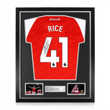 Declan Rice Signed Framed 2025/26 Home Shirt
