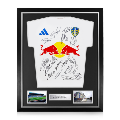 Leeds United F.C. Squad Signed Framed 2025/26 Home Shirt