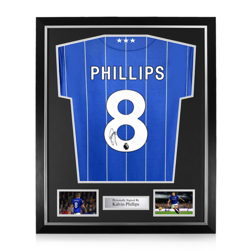 England Shirt 2020 Kalvin Phillips Signed Shirt England Shirt