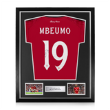 Bryan Mbeumo Signed Framed Manchester United 2025/26 Home Shirt