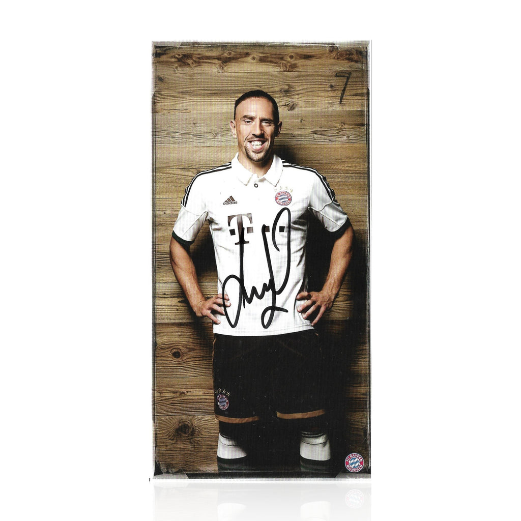Franck Ribery Autograph Franck Ribery Signed 7x3.5 Bayern Munich Promo Clubcard – The ...