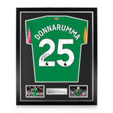Gianluigi Donnarumma  Signed Framed Manchester City 2025/26 Goalkeeper Shirt